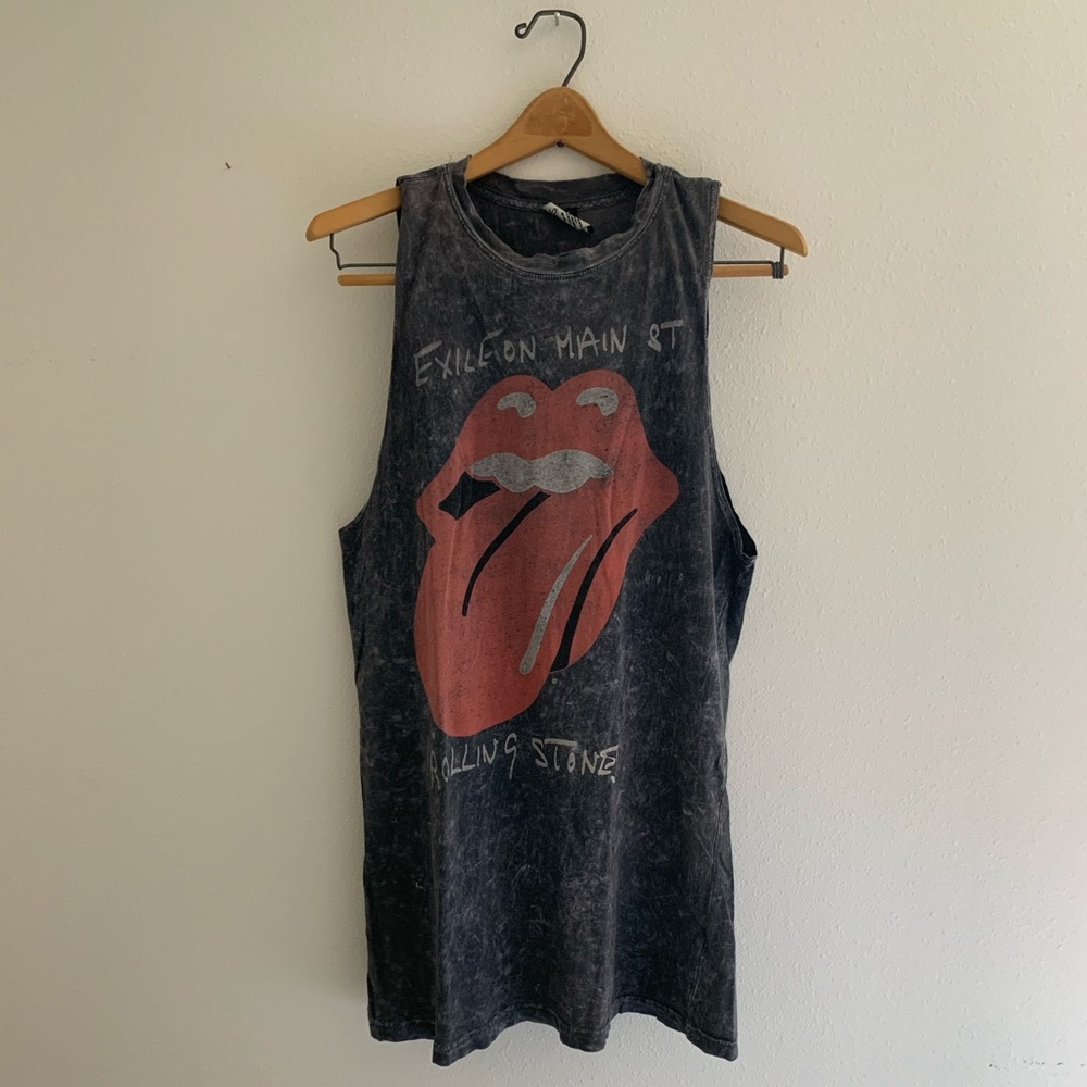 ROLLING STONES Tank Mini Dress